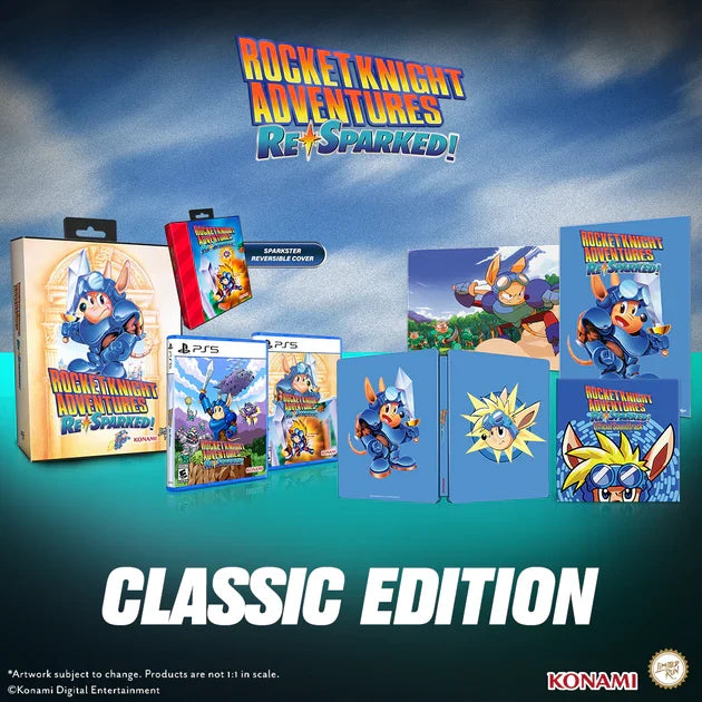 PS5 LIMITED RUN #77: ROCKET KNIGHT ADVENTURES: RE-SPARKED CLASSIC EDITION