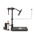 Rambler Nomad Vise designed for precise fly tying with adjustable jaws, sturdy base, and metal clamp for secure attachment to work surfaces.