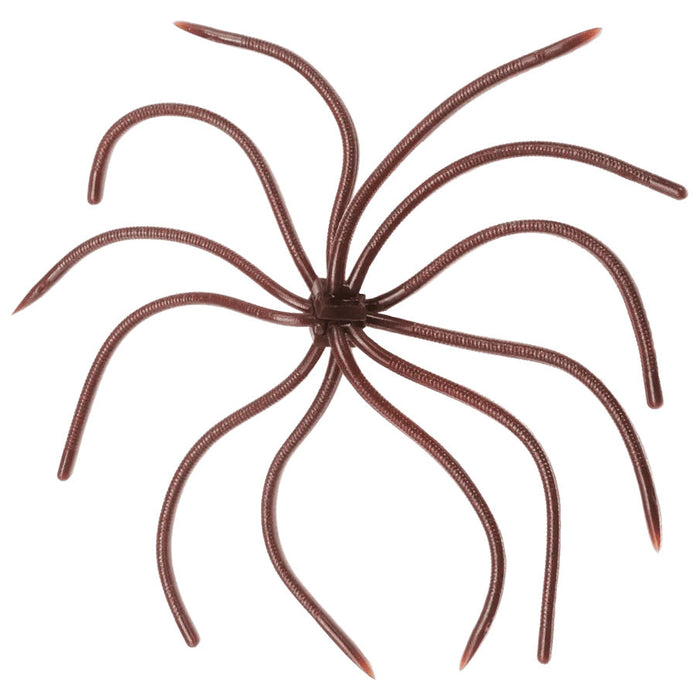 Reins Umbrella Wire Creature Bait in dark brown, featuring multiple flexible legs designed for fishing tackle use to attract musky and other species.