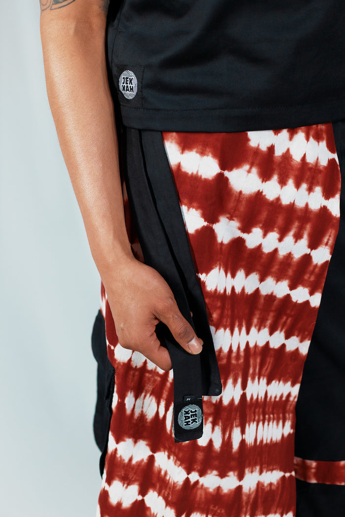 Reversible Cargo Halfskirt - Cargo Black / Deep Red