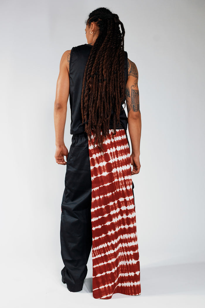 Reversible Cargo Halfskirt - Cargo Black / Deep Red