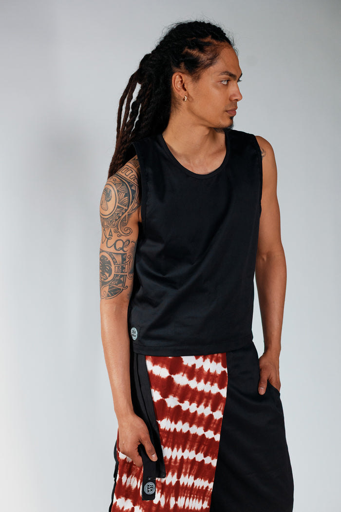Reversible Cargo Halfskirt - Cargo Black / Deep Red