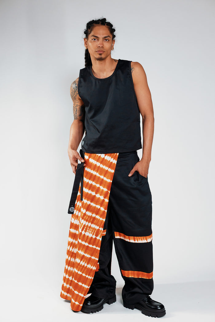 Reversible Cargo Halfskirt - Cargo Black / Orange