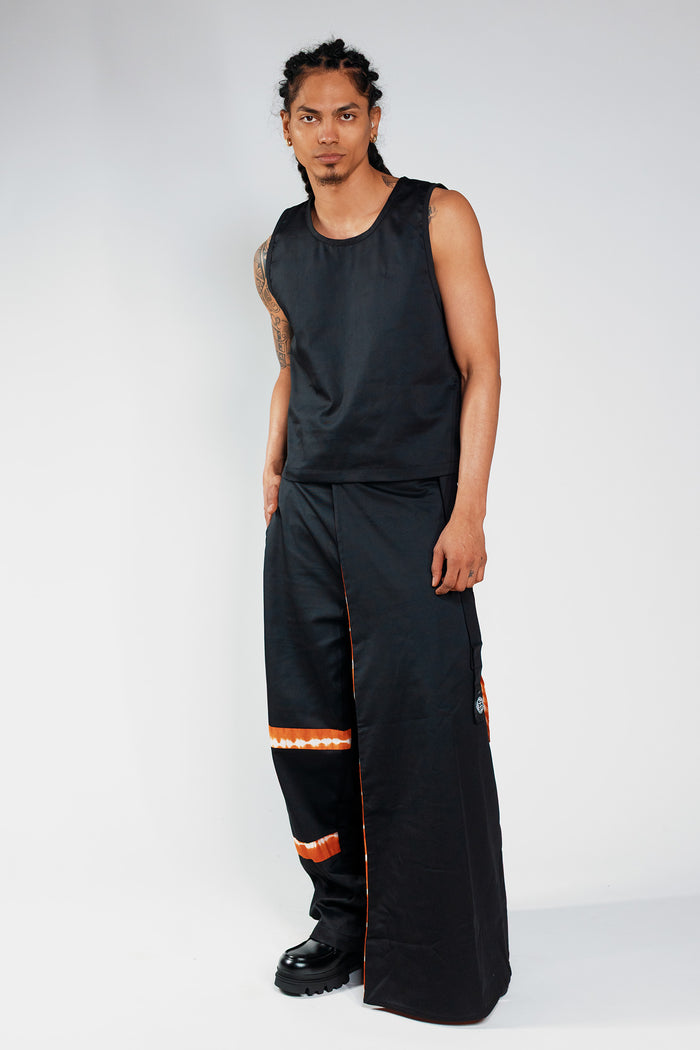 Reversible Cargo Halfskirt - Cargo Black / Orange