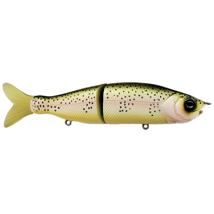 River2Sea S-Waver 168S Glide Bait in natural fish pattern with lifelike segmented body, designed for fishing tackle to attract musky and other game fish.