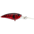 River2Sea Tactical DD Crank 75 fishing lure in red and black with a deep-diving clear plastic lip, designed for freshwater fishing tackle and musky targeting.