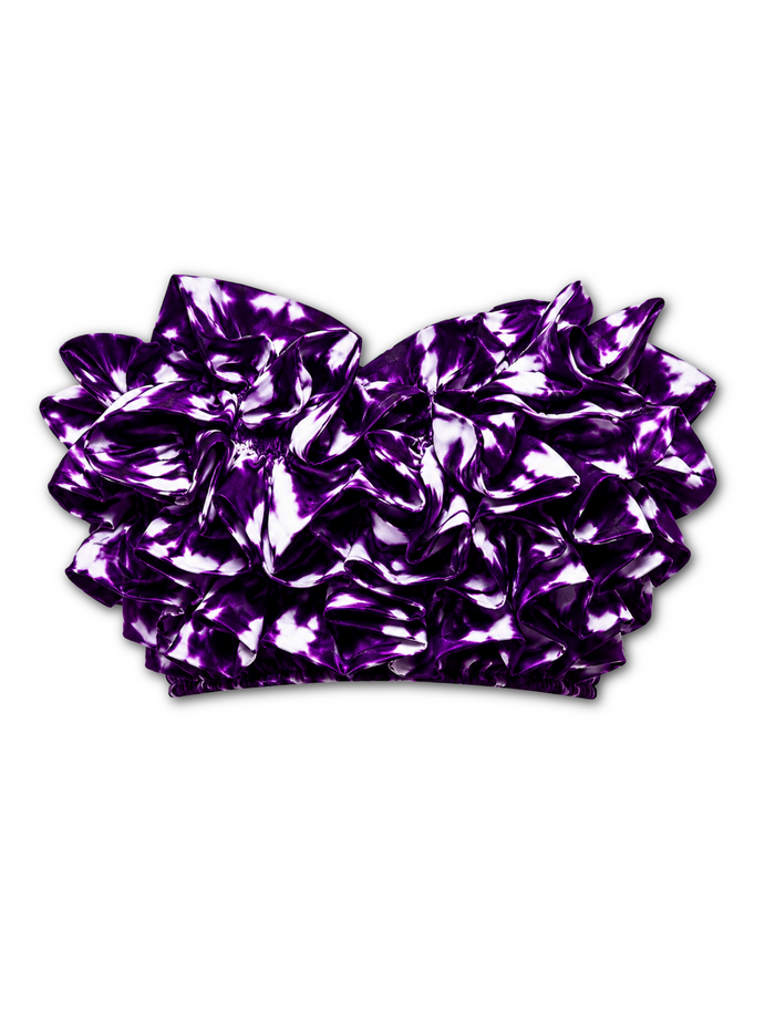 Ruffle Corset - Purple