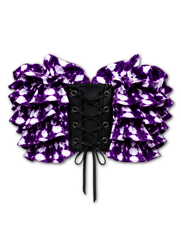 Ruffle Corset - Purple