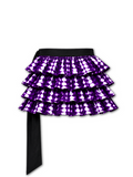 Ruffle Mini Skirt - Purple