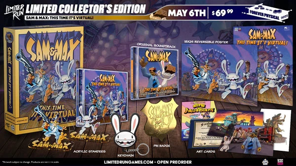 SAM & MAX: THIS TIME IT'S VIRTUAL! COLLECTOR’S EDITION (PCVR)