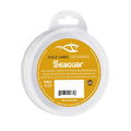 Seaguar Gold Label Fluorocarbon Leader Material spool with gold-colored label, designed for fishing tackle and stealthy presentations in fishing.
