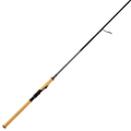 Shimano Compre Walleye - Spinning fishing rod with a light tan handle and black reel seat designed for precision and durability in walleye fishing.