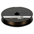 Black spool of Shimano Core G9 PE fishing line with 165 yards of brown braided line, designed for use with fishing rods and reels.
