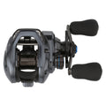 Shimano SLX 70 A Casting Reel shown in sleek dark gray with ergonomic dual handles, designed for smooth performance in fishing tackle and casting applications.