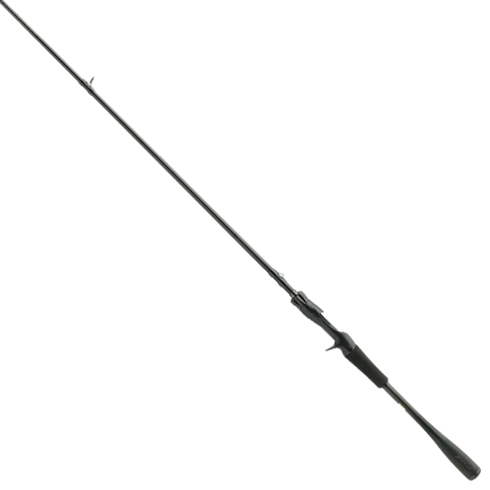 Shimano Zodias B - Casting fishing rod with sleek black design, ergonomic handle, and multiple line guides for precision and comfort in fishing tackle.