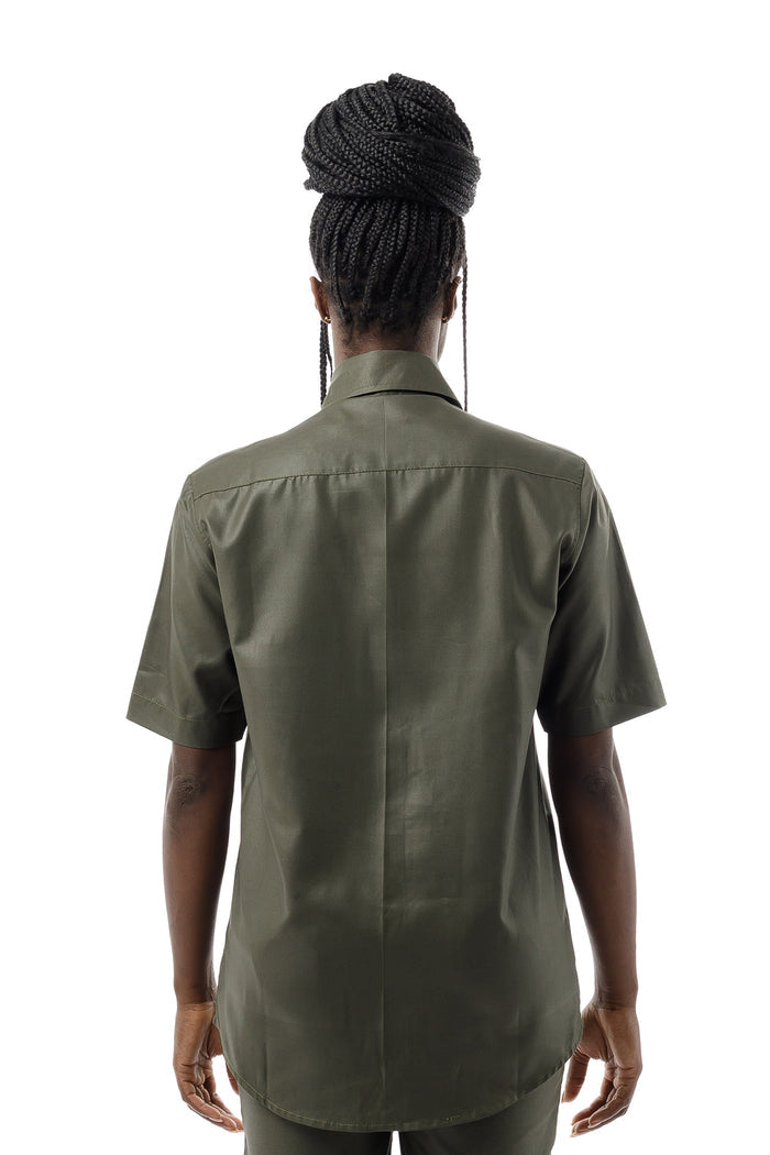 Short Sleeved Shirt - Army Green