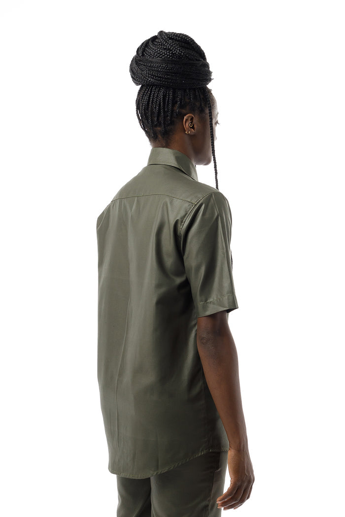 Short Sleeved Shirt - Army Green