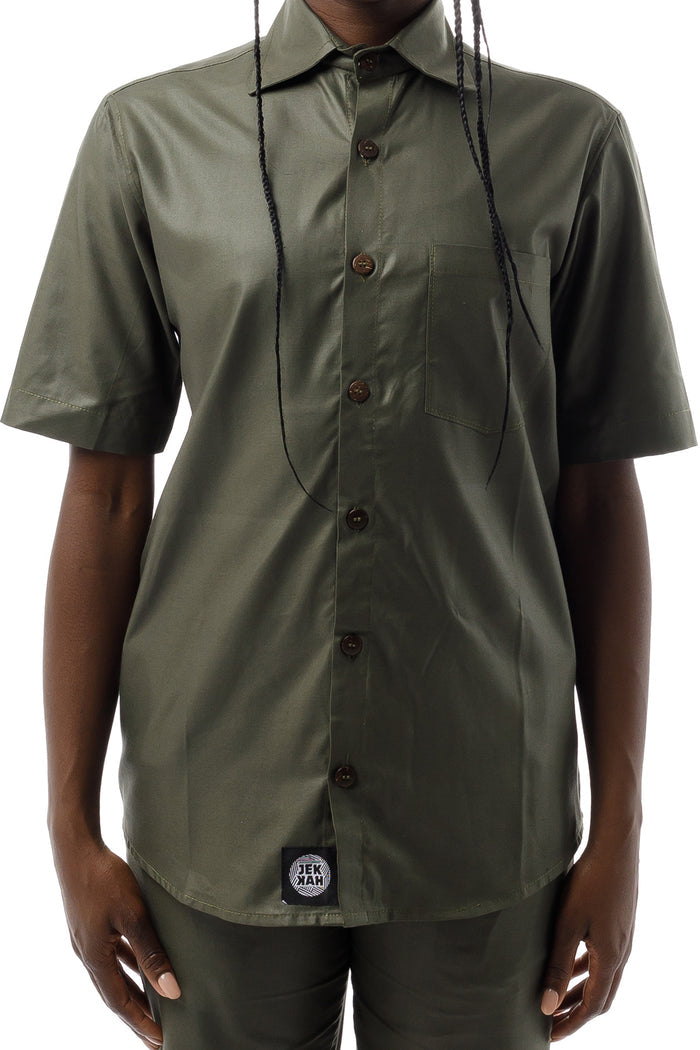 Short Sleeved Shirt - Army Green