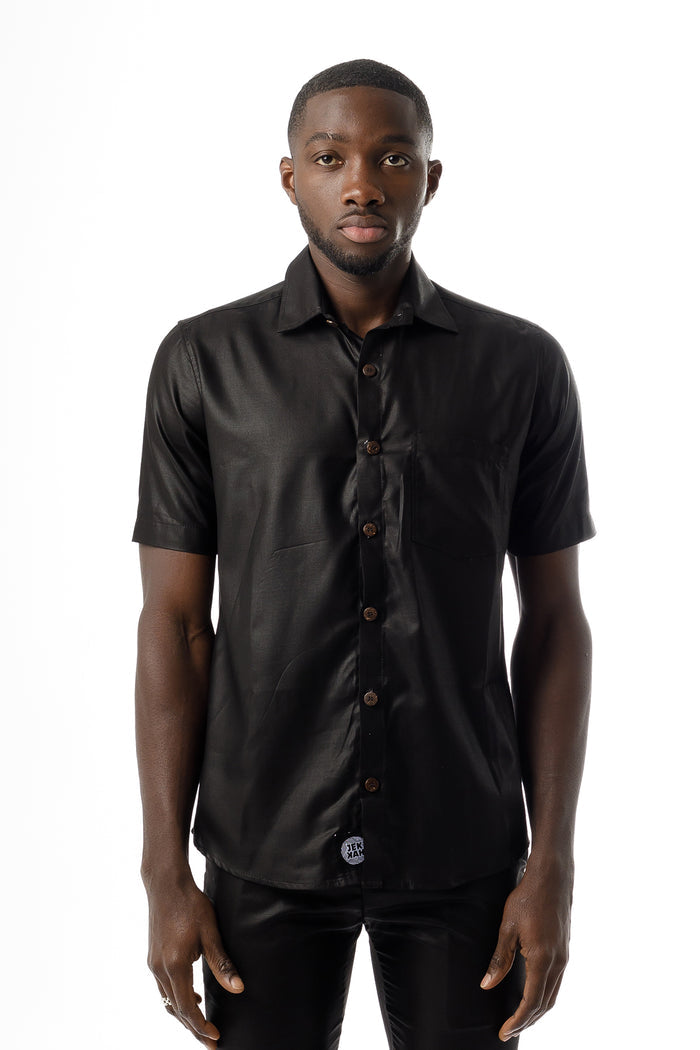 Short Sleeved Shirt - Black
