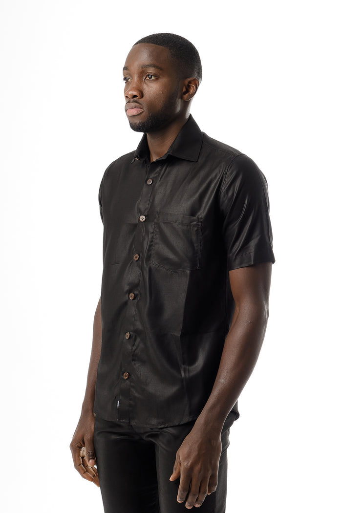 Short Sleeved Shirt - Black