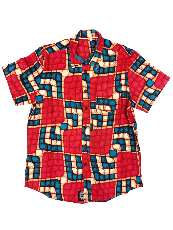 Short Sleeved Shirt - Sotokoi Print