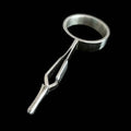Sight Cast Palmering Pliers shown in polished metal with a finger ring and textured gripping jaws, designed for precise use in fishing tackle handling.