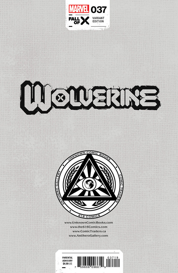 [Signed by David Nakayama] WOLVERINE #37 [FALL] VIRGIN UNKNOWN COMICS DAVID NAKAYAMA HELLFIRE EXCLUSIVE VAR