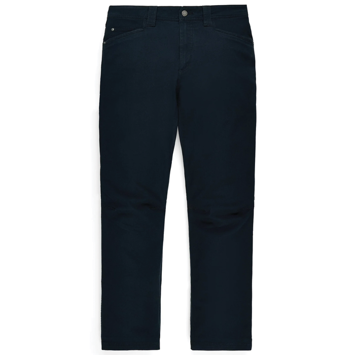 Simms Gallatin Pants - Men's in dark navy, casual fit with front button closure, belt loops, and multiple pockets designed for durability and comfort during fishing activities.