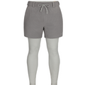 Simms Latitude BiComp Bottom - Men's in gray with an adjustable drawstring waist and belt loops, designed for comfort and durability during outdoor fishing activities.