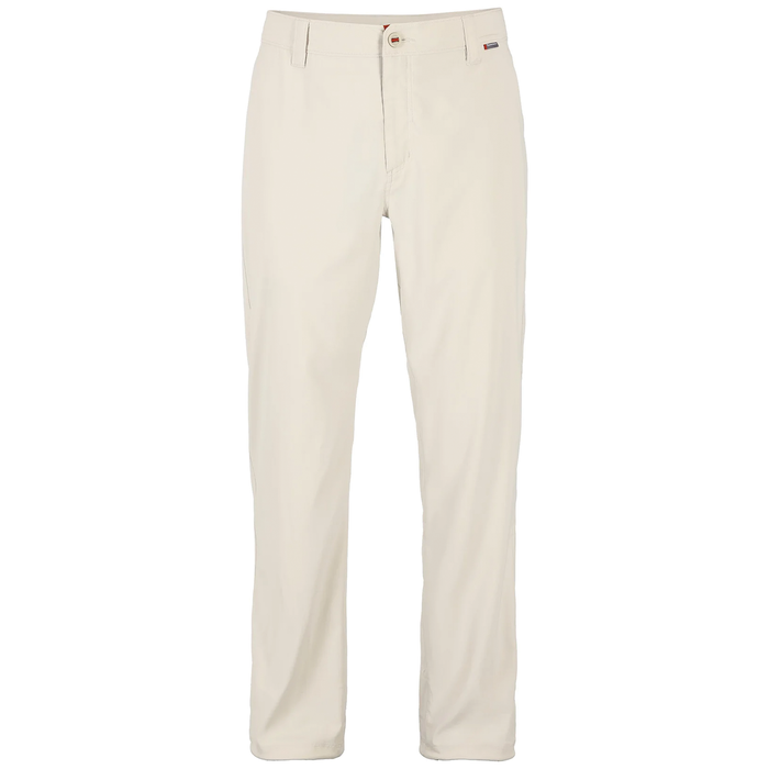 Simms Superlight Pants (NEW 2026) in light beige, designed for comfort and flexibility during fishing activities, made of lightweight breathable fabric ideal for outdoor use.