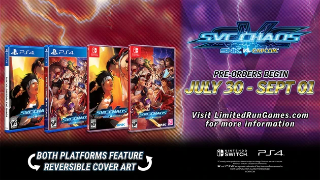 SNK VS. CAPCOM SVC CHAOS - Nintendo Switch & PS4