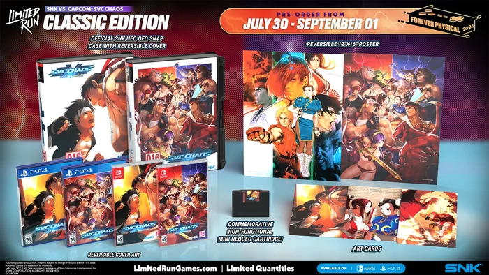 SNK VS. CAPCOM SVC CHAOS Classic Edition - Nintendo Switch & PS4