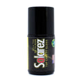 Solarez Top Coat 77 Gloss in a small black bottle with a label indicating ultra-thin fly resin, designed for protective coatings on fishing tackle.