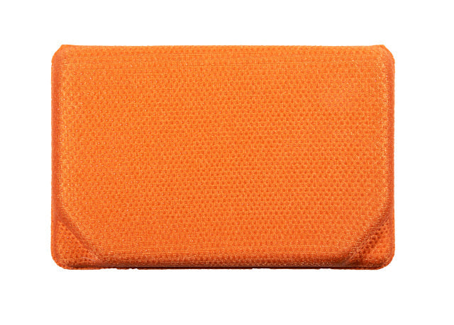 South Fork Traction Fly Box in bright orange featuring a textured exterior designed to securely hold and organize fishing lures and tackle for fly fishing.
