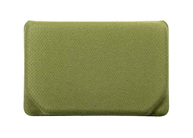South Fork Traction Fly Box shown closed, featuring an olive green textured exterior designed for organizing fishing lures and tackle efficiently.