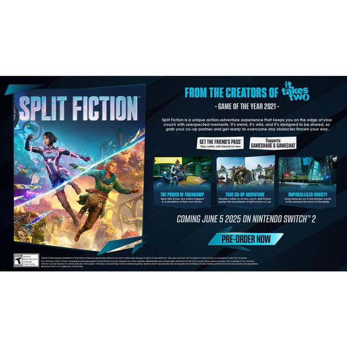 Split Fiction (code in box)  - Nintendo Switch 2