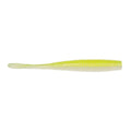 SPRO CJ Smasher Worm fishing lure in translucent chartreuse white, designed for effective fishing tackle applications targeting musky and other freshwater species.