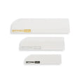 SPRO x Surppa Lure Holder set featuring three white, rectangular silicone pieces in varying sizes designed to protect fishing lures during transport and storage.