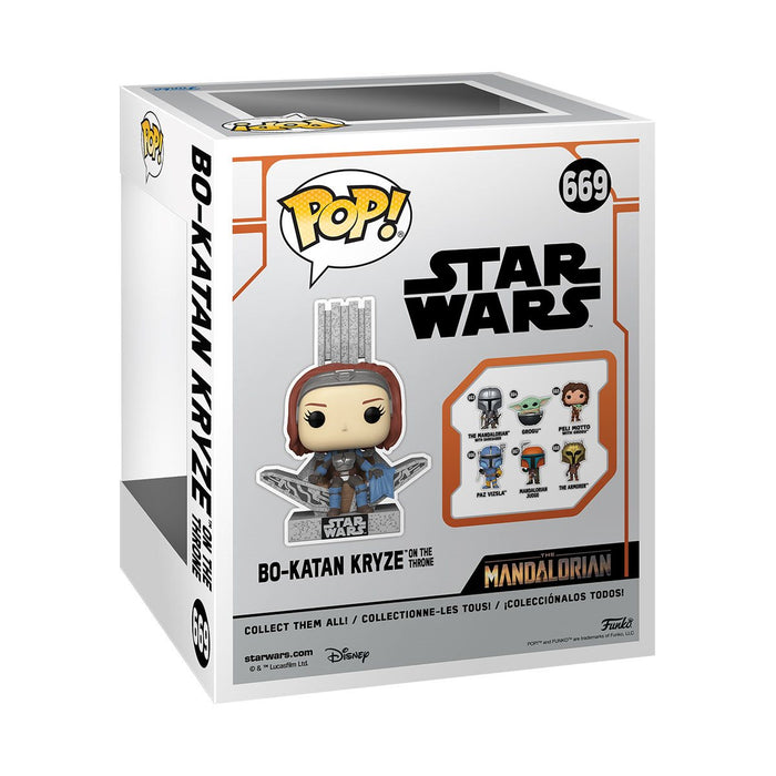 Star Wars: The Mandalorian Bo-Katan Kryze on the Throne Deluxe Funko Pop! Vinyl Figure #669