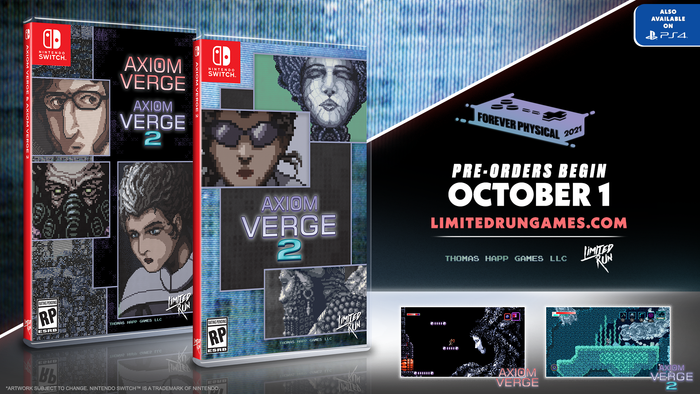 Switch Limited Run #123: Axiom Verge 1 & 2 Double Pack