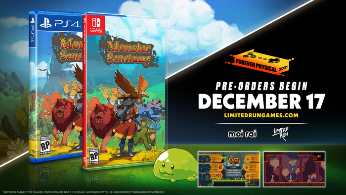 Switch Limited Run #134: Monster Sanctuary Collector's Edition
