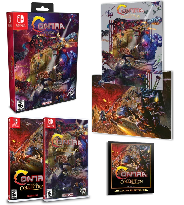 SWITCH LIMITED RUN #140: CONTRA ANNIVERSARY COLLECTION HARD CORPS EDITION