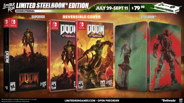 SWITCH LIMITED RUN #154: DOOM ETERNAL STEELBOOK EDITION