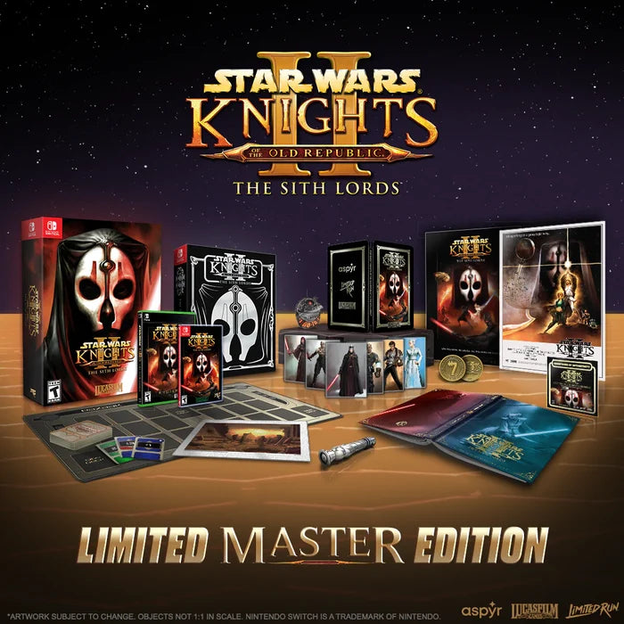 SWITCH LIMITED RUN #158: STAR WARS: KNIGHTS OF THE OLD REPUBLIC II: THE SITH LORDS MASTER EDITION