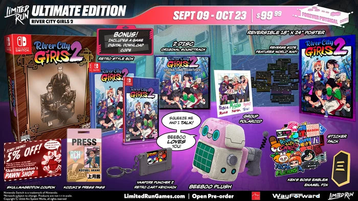 SWITCH LIMITED RUN #161: RIVER CITY GIRLS 2 ULTIMATE EDITION
