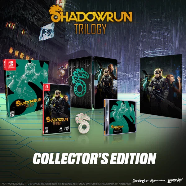 SWITCH LIMITED RUN #163: SHADOWRUN TRILOGY COLLECTOR'S EDITION