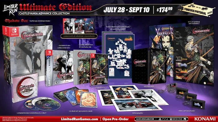 SWITCH LIMITED RUN #198: CASTLEVANIA ADVANCE COLLECTION ULTIMATE EDITION