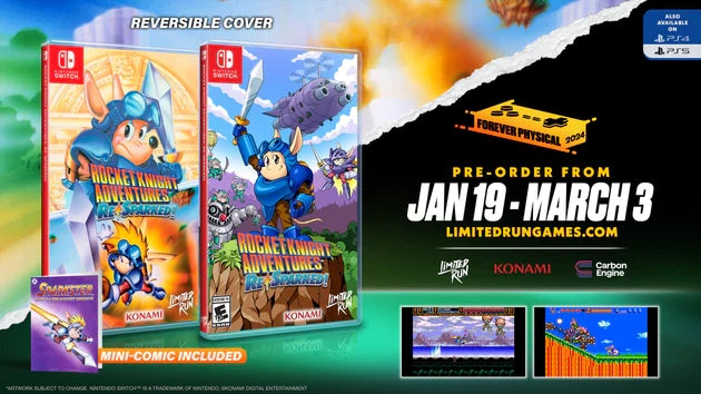 SWITCH LIMITED RUN #209: ROCKET KNIGHT ADVENTURES: RE-SPARKED