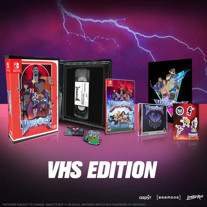 SWITCH LIMITED RUN #211: MYTHFORCE (Standard or VHS edition)