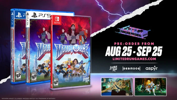 SWITCH LIMITED RUN #211: MYTHFORCE (Standard or VHS edition)